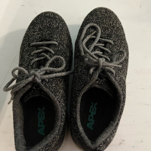 Apex Mens Wool Gray Athletic Shoes Size 7.5 - Picture 4 of 6
